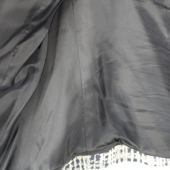 Lafayette 148 NY Tweed Plaid Textured Blazer Jacket Size 10 - Picture 4 of 11